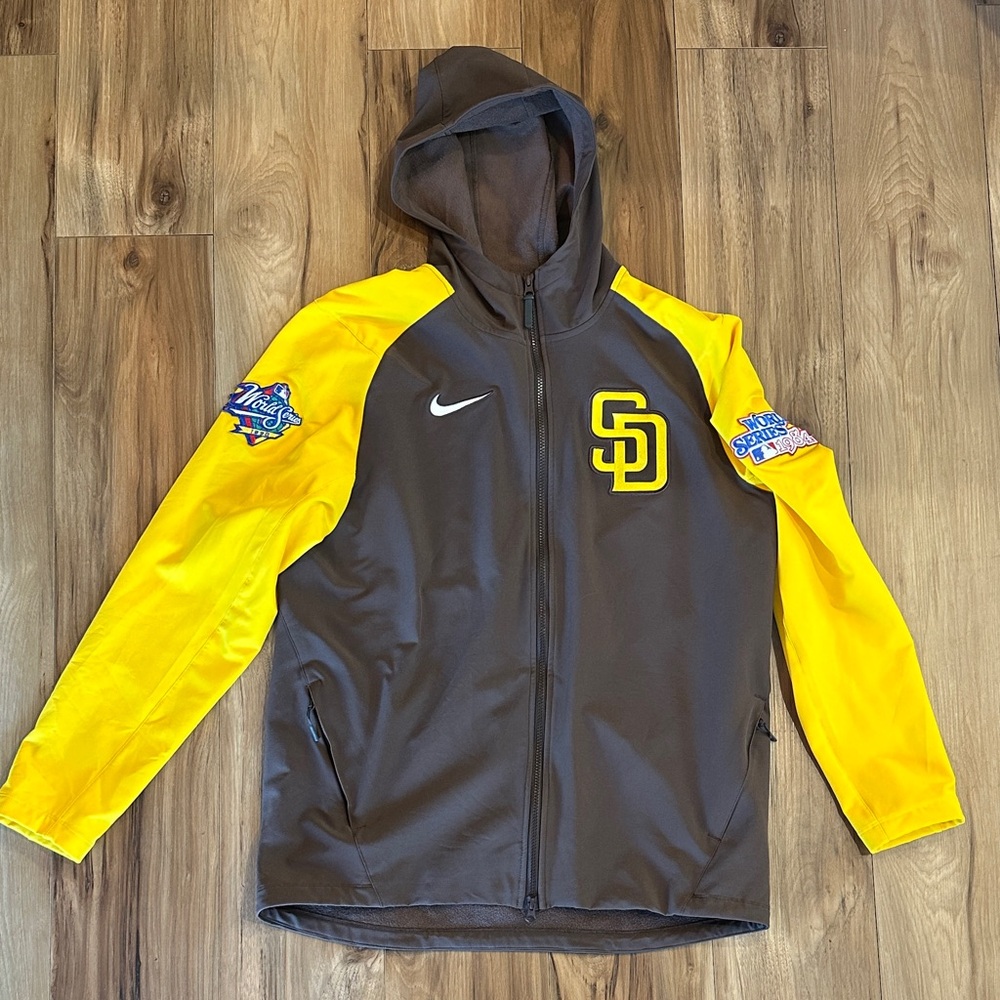 Nike Men's San Diego Padres Performance full zip jacket size Large
